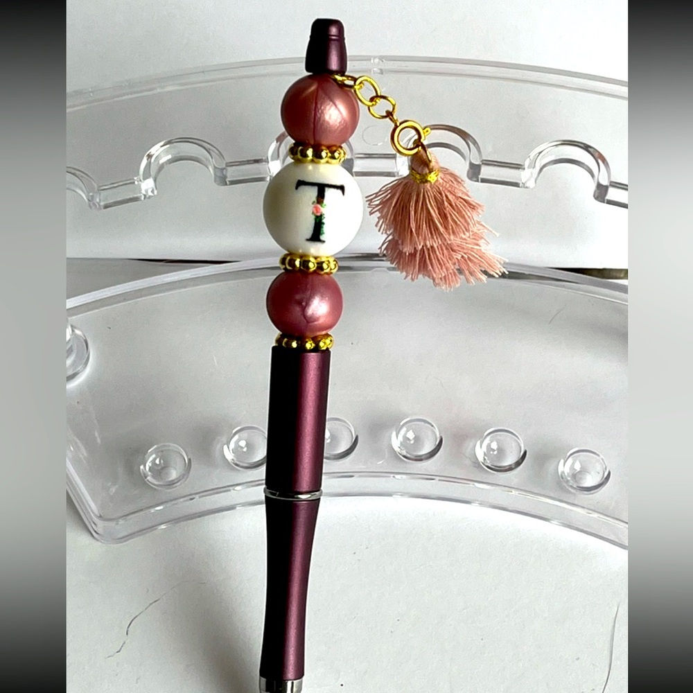 Boujee Handmade T initial Writing Pen